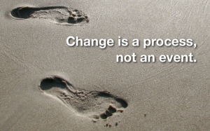 change is a proces
